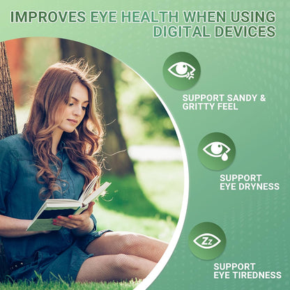 Eye Vitamin & Mineral Supplement for Eye Health, Contains Lutein, Zeaxanthin, Vitamin C, Zinc, and Vitamin E, Supports Macular Health and Relief from Dry Eyes (90 Count)