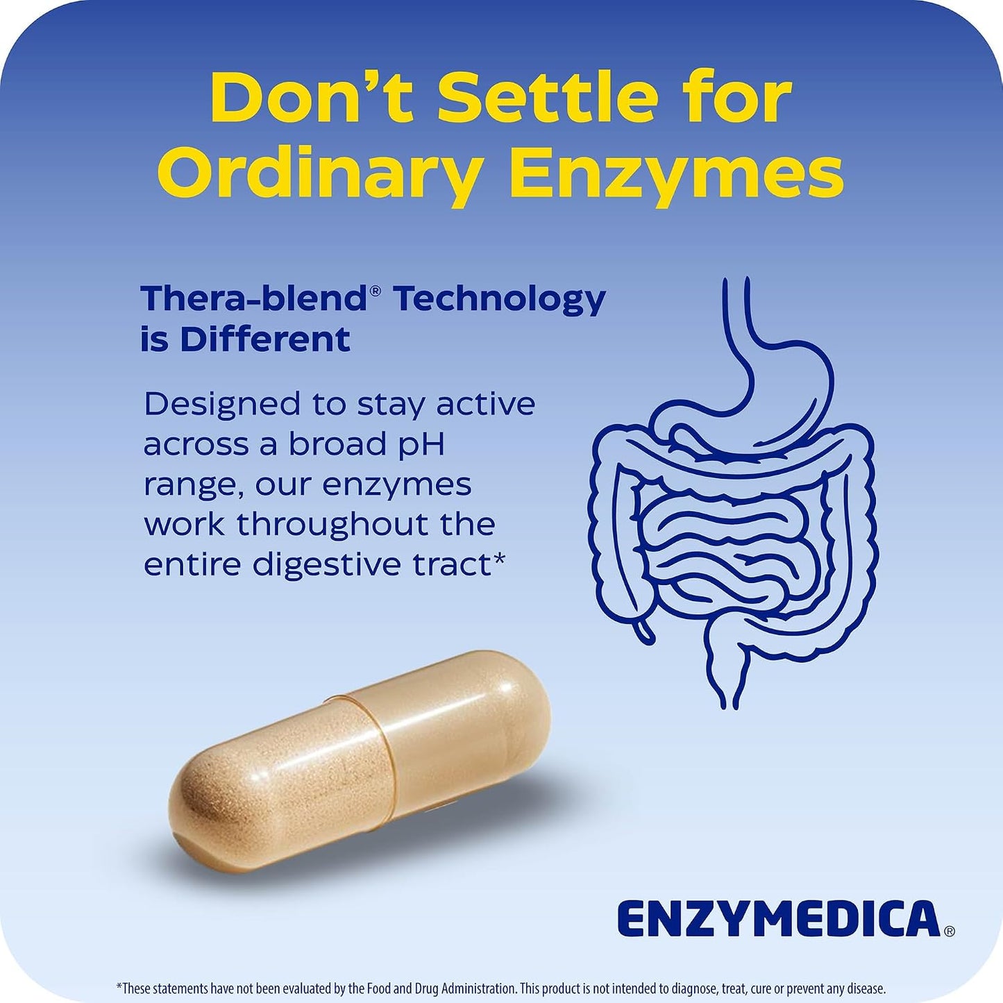 Enzymedica Digest Gold + Probiotics - Digestive Enzyme Supplement for Women & Men, Enzyme and Probiotic Capsules for Digestion, Gut Health Support, Helps Gas & Bloating, Vegetarian - 45 Caps