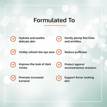 TruSkin Hydrating Eye Cream for Dark Circles & Puffiness, 0.5 fl oz | With Hyaluronic Acid, Squalane and Green Tea to hydrate, brighten and visibly smooth the under eye area