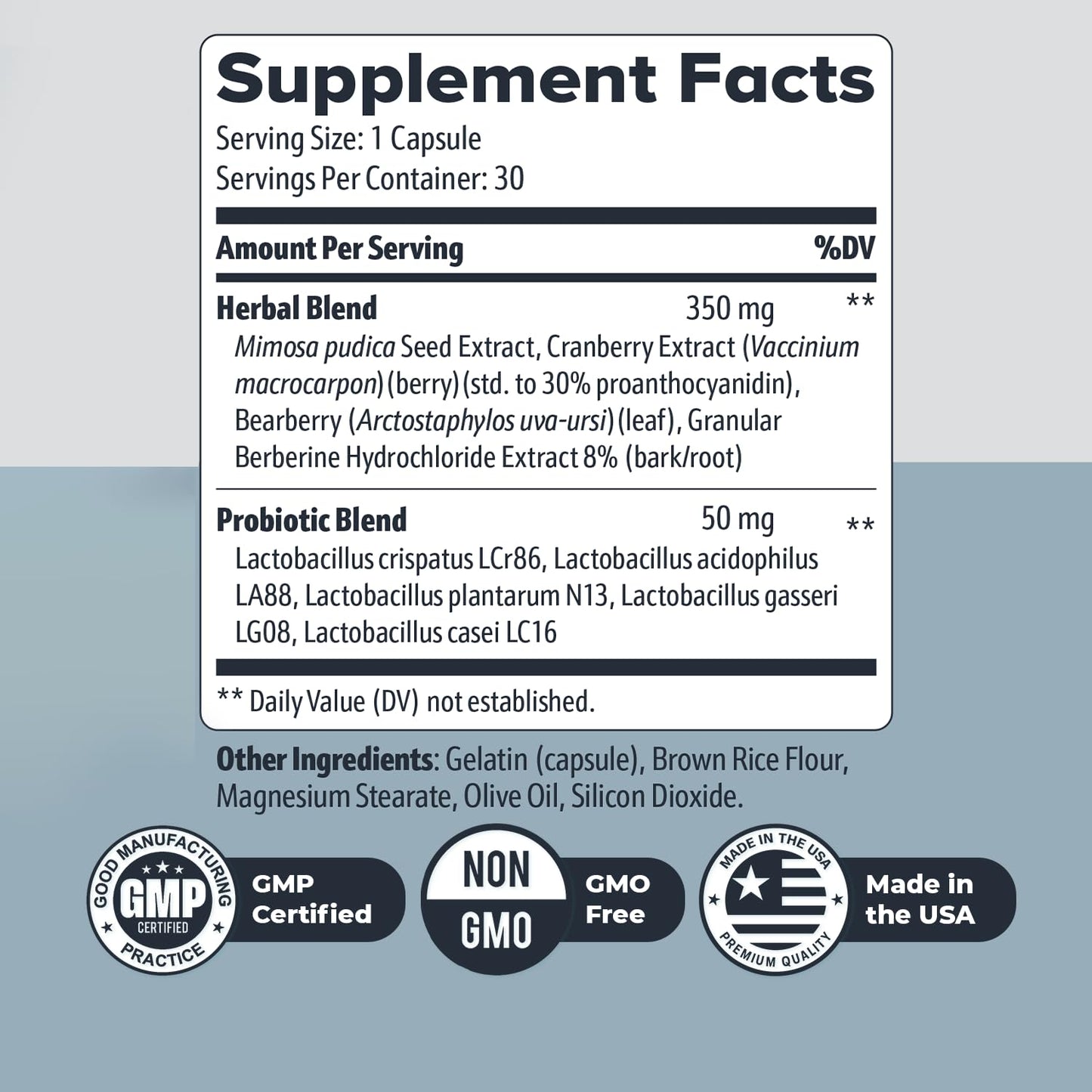FemiCore – Botanical & Probiotic Capsules – 30 Ct, 1 Month Supply | Botanical & probiotic capsules, clean formula | Non-GMO, Stimulant-Free, GMP-Certified, Made in USA | Daily capsule