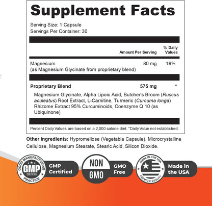 Arialief – Botanical Capsules, USA Made – 30 Ct, 1 Month Supply | Botanical capsule formula | Non-GMO, Made in USA | Easy-to-swallow daily capsule