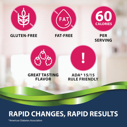 TRUEplus Glucose Tablets, Raspberry Flavor, 10 Count, 6 Tubes | Chewable Tablets, 15g Fast-Acting Carbohydrates, Fat Free, Gluten Free, Boosts Energy, Great Tasting and Easy to Use