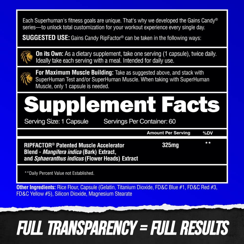 ALPHA LION Gains Candy, Supplement Pills that Support Weight Loss, Appetite Suppressant, Keto-Diet Friendly, Decrease Body Fat, Upgrade Energy & Workout Performance, 60 Capsules (MitoBurn®)