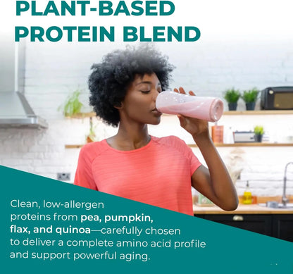 Reignite Wellness by JJ Virgin Chocolate Plant Based All-in-One Shake and Extra Fiber Powder Supplement