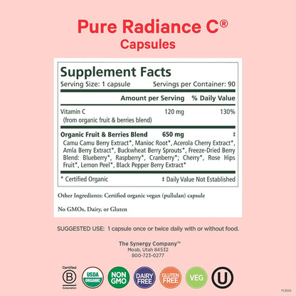 PURE SYNERGY Men’s Multivitamin, Stress, and Energy Essentials Bundle | Whole Food Multi with Adaptogens and Cordyceps | Natural Vitamin C Immune Supplement | Vegan, Non-GMO, and Organic Ingredients