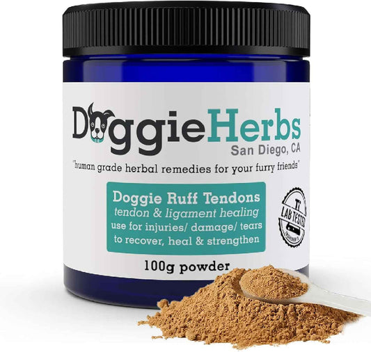Advanced Ligament & Tendon Support- CCL, ACL & Cruciate Injury Recovery, Strain & Mobility Formula- TCM Doctor Formulated Powder with Teasel, Drynaria & Eucommia for Soft Tissue Strength