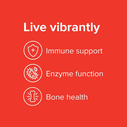 Vibrant Health, Krebs Zinc, Immune, Bone and Cellular Health Formula, 60 Capsules