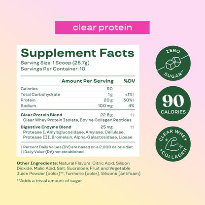 Bloom Raspberry Lemonade Clear Protein and Greens Gummies Bundle