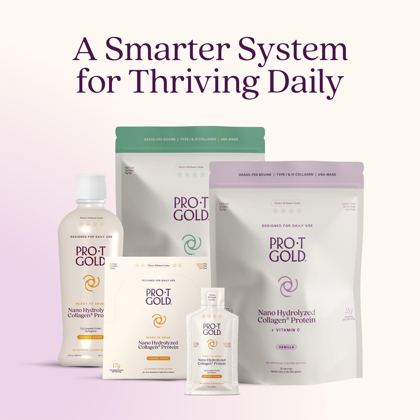 Liquid Collagen Protein Shot, Berry, 17g Protein, 24 pk | Nano Hydrolyzed Grass Fed Collagen, 0g Carbs, Hair, Skin & Nails, Amino Acids, Sugar Free, Gluten Free, 1 fl oz Shots