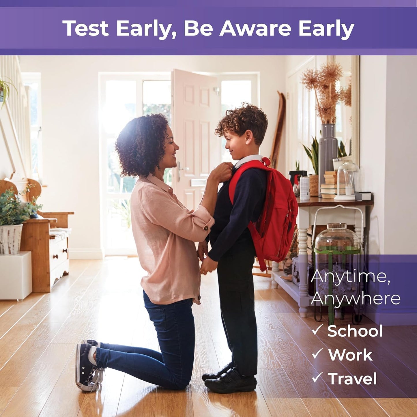 INDICAID COVID-19 Antigen Rapid Test, FDA EUA Authorized OTC COVID Home Test, 2 COVID Tests in a Individual Pack, Convenient for Both Home Use and Business Distribution, HSA/FSA Eligible, Easy to Use | |Easy to use| Accurate and Fast Result|Fast/free Prim