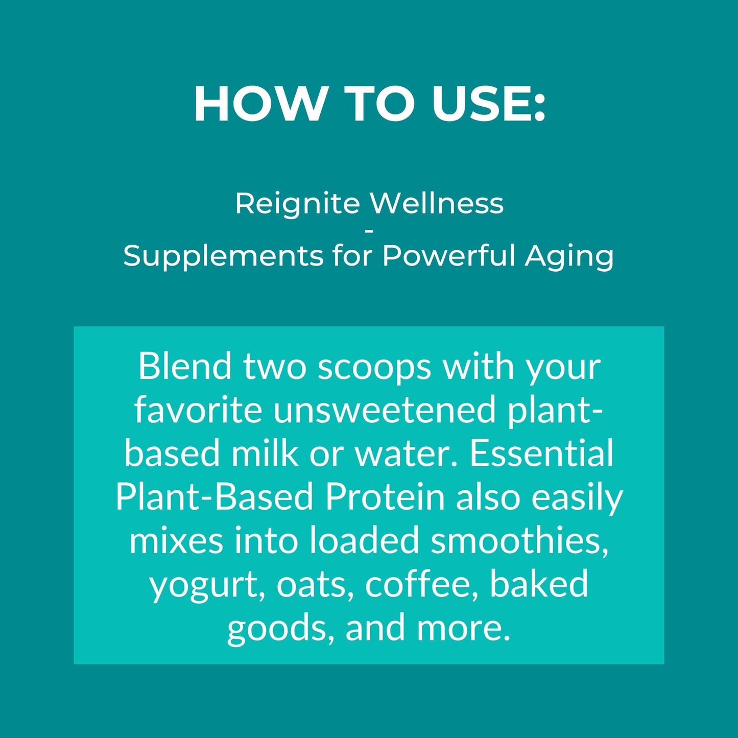 Reignite Wellness by JJ Virgin | Vanilla Plant-Based All-in-One Shake | New & Improved Formula Plant Protein Powder, Vitamins, Minerals, Greens & Aminos | 20g of Plant Protein | 30 Servings