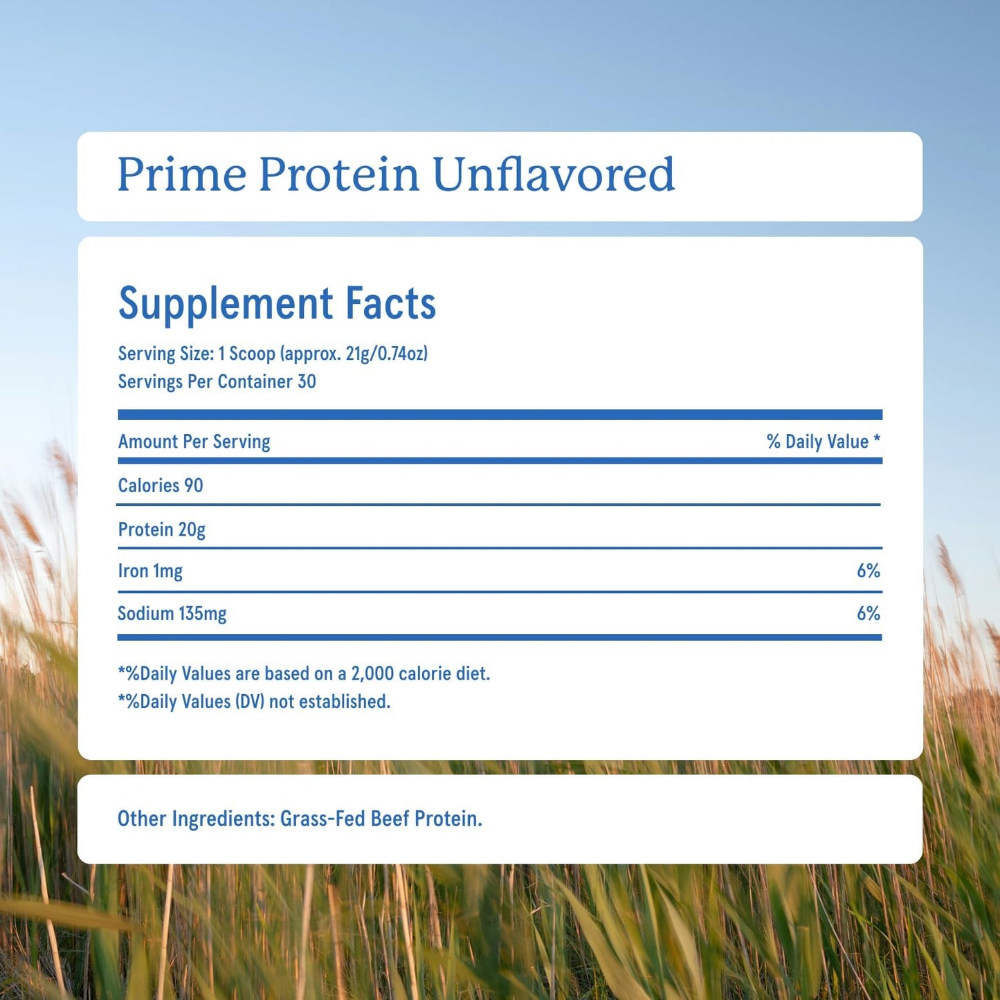 Equip Foods Prime Protein Powder Unflavored & Prime Protein Powder Vanilla