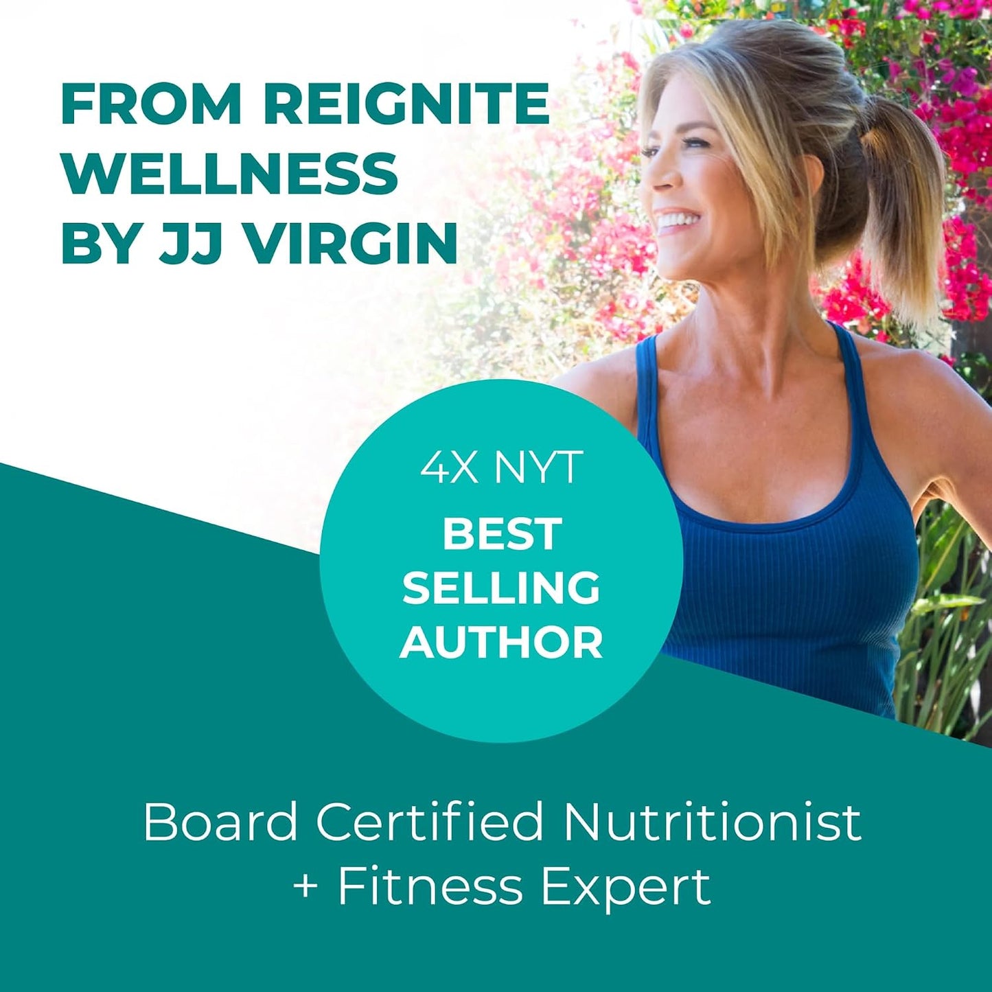 Reignite Wellness by JJ Virgin | ElectroReplenish Electrolyte Powder | Electrolyte Replacement & Hydration Powder for Energy Production | Naturally Flavored Lemon-Orange | 30 Servings