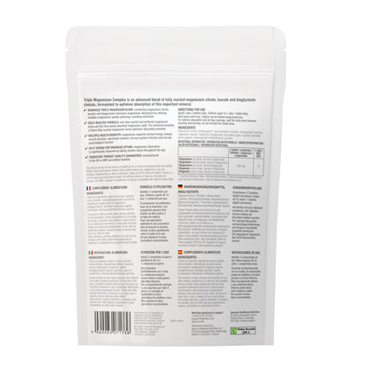 Igennus Superior Triple Magnesium Complex, Fully Reacted & Chelated Glycinate, Taurate & Citrate, Clean Label, High Bioavailability & Absorption, 60 Tablets, Vegan, Non-Buffered