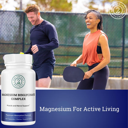 Magnesium Bisglycinate + 7 Mushroom Complex Bundle | Calm, Energy, Immunity, Muscle Support, Focus, Stress Balance & Daily Wellness