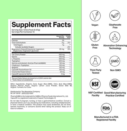 The Absorption Company Powder Bundle - Sleep & Restore Supplement Packs (7) | Workout Recovery Mix, Energy Hydration Boost + Calming Sleepy Drink Packs, No Melatonin, Vitamin Health Kit, High Absorption