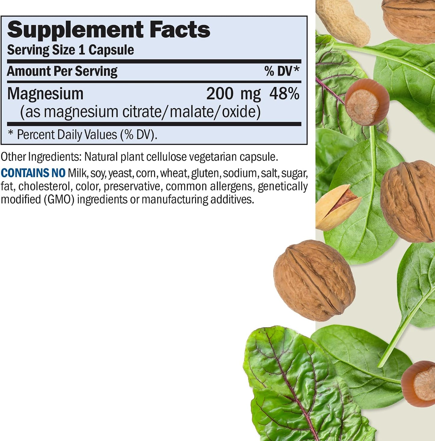 Andrew Lessman ProCaps Magnesium Intensive Care 200 mg 250 Capsules | 200 mg highly absorbable Magnesium blend. Gentle on sensitive stomachs with no additives, sodium or gluten.