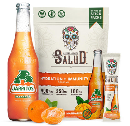 Salud 2-in-1 Hydration + Immunity Drink Mix, Cucumber Lime | Electrolytes Powder, Agua Fresca, Elderberry, Dairy & Soy Free, Non-GMO, Gluten Free, Vegan, 1g Sugar (15 Servings)