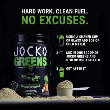 Jocko Fuel Greens & Creatine Bundle - Greens & Superfood Powder + Creatine Powder