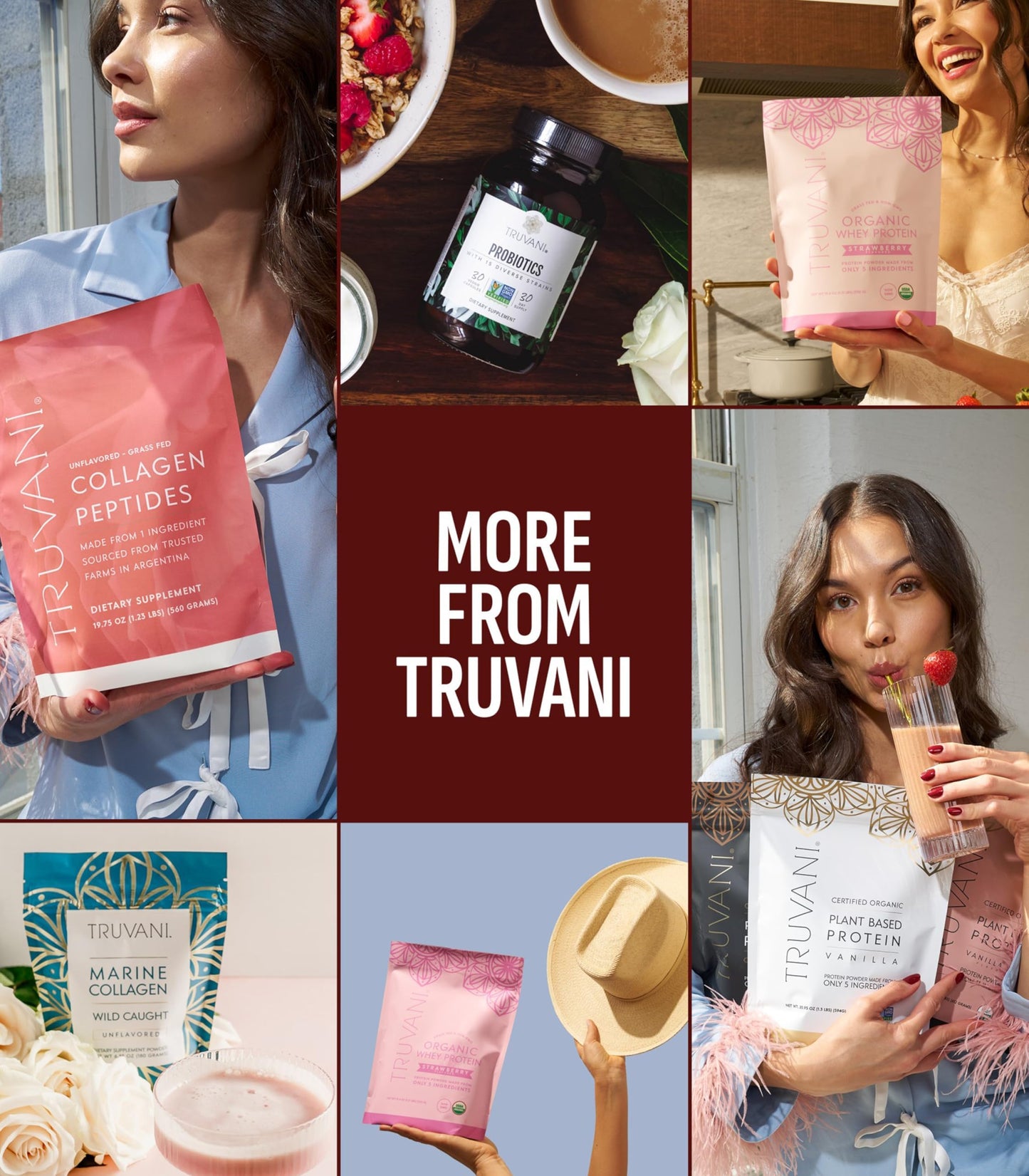 Truvani Plant Based Snack Bars | Variety | 12 Pack | Vegan | 5-8g Protein | USDA Organic and Vegan | Dairy, Soy, and Gluten Free | Individually Wrapped