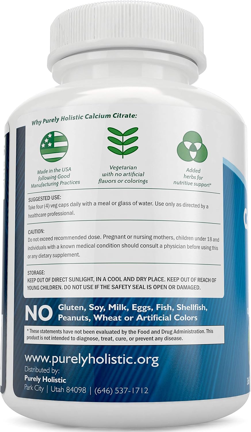 Magnesium Glycinate 400mg + Calcium Citrate 1000mg with Parsley, Dandelion & Watercress - Vegan Bundle - 270 Tablets & 365 Capsules