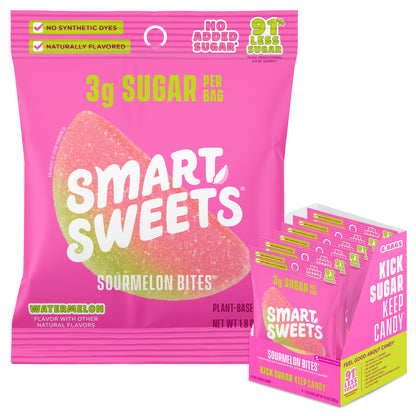 SmartSweets Sweet Fish, Low Sugar Gummy Candy (3g), Low Calorie (130), Gluten-Free -1.8oz (Pack of 6) Packaging may vary | Gluten Free, Plant Based, Healthy Snacks For Adults & Kids, Fiber Candy, Fun Chewy Berry Flavored Gummies, Healthy Candy