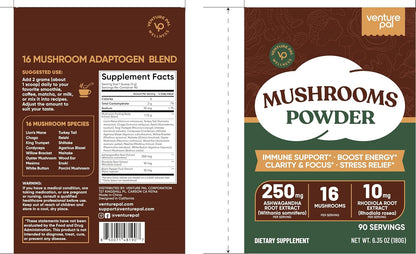 Venture Pal Mushroom Powder & Focus Coffe Bundle