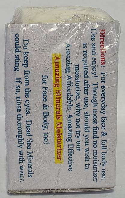 Dead Sea Warehouse - Dead Sea Salt Soap Bar - Original Face & Body Bar - Hydrating Mineral Soap for All Skin Types, Fragrance-Free - 3.5 oz