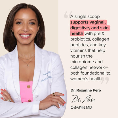 URO Probiotic + Collagen Powder – Vaginal, Skin & Gut Health – 20 Servings