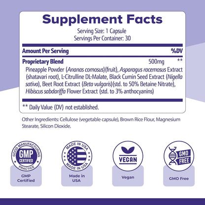 Flush Factor Plus – Original Formula – 30 Ct, 1 Month Supply | Original-formula capsules, plant-based | No Stimulants, Made in USA | Easy-to-swallow daily capsule