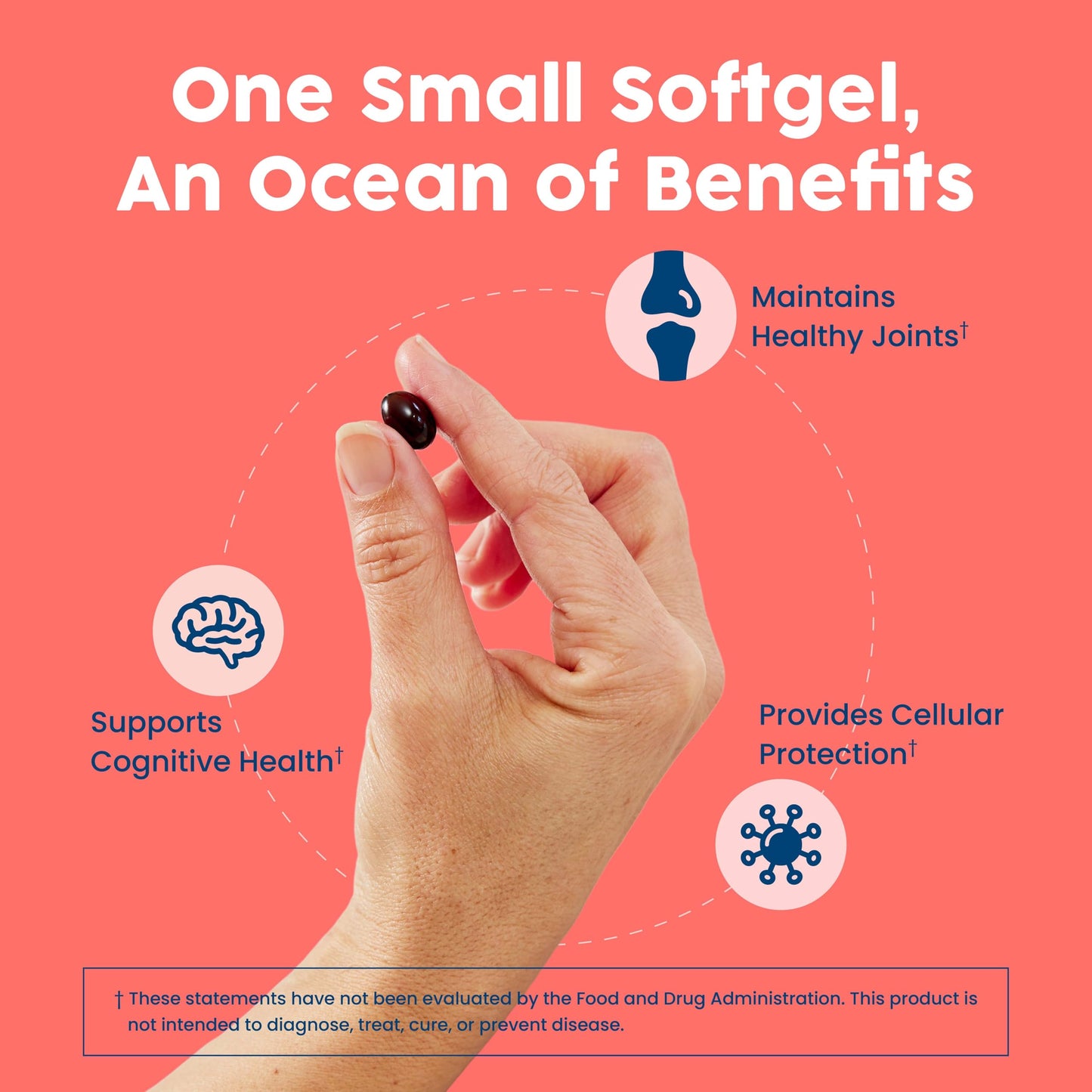 NativePath Antarctic Krill Oil 500mg, Omega-3, 60 Softgels | Wild-Caught, Astaxanthin, EPA & DHA Phospholipid-Bound, Supports Circulatory, Brain & Joint Health