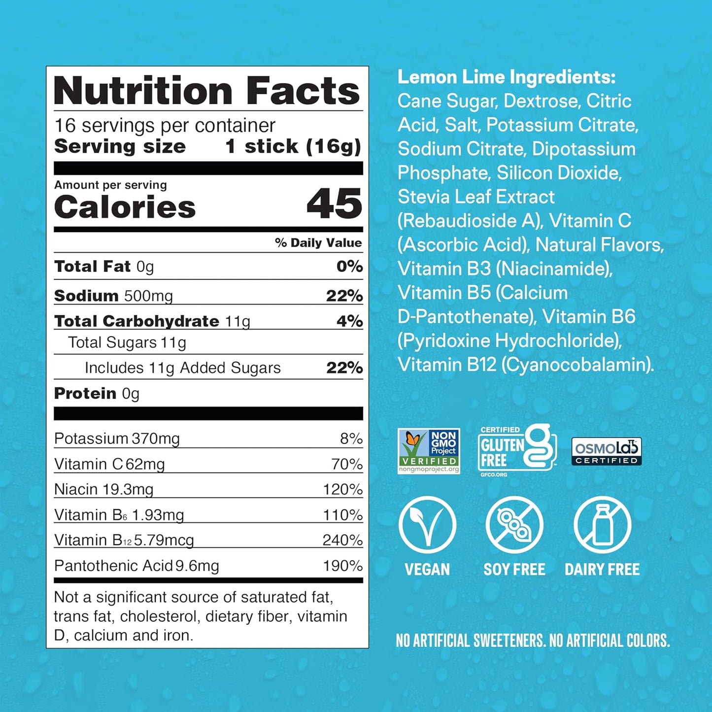 Liquid I.V.® Hydration Multiplier - Classics - Lemon Lime + Firecracker - 2 Pack (16 Servings)