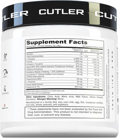 Prevail Pre Workout Powder with Nootropics: Pre-Workout Drink for Men and Women, Cutting Edge Energy and Focus Supplement with L Citrulline, Alpha GPC, L Tyrosine | Sour Rainbow Candy, 40 Scoops | Sour Rainbow Candy, 40 Scoops | With L-Citrulline, Alpha G