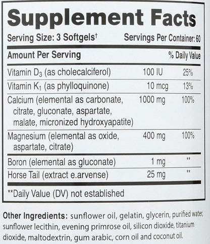 Phytotherapy Rx Calcium Liquid Softgel - 180 per Pack - 1 Each.