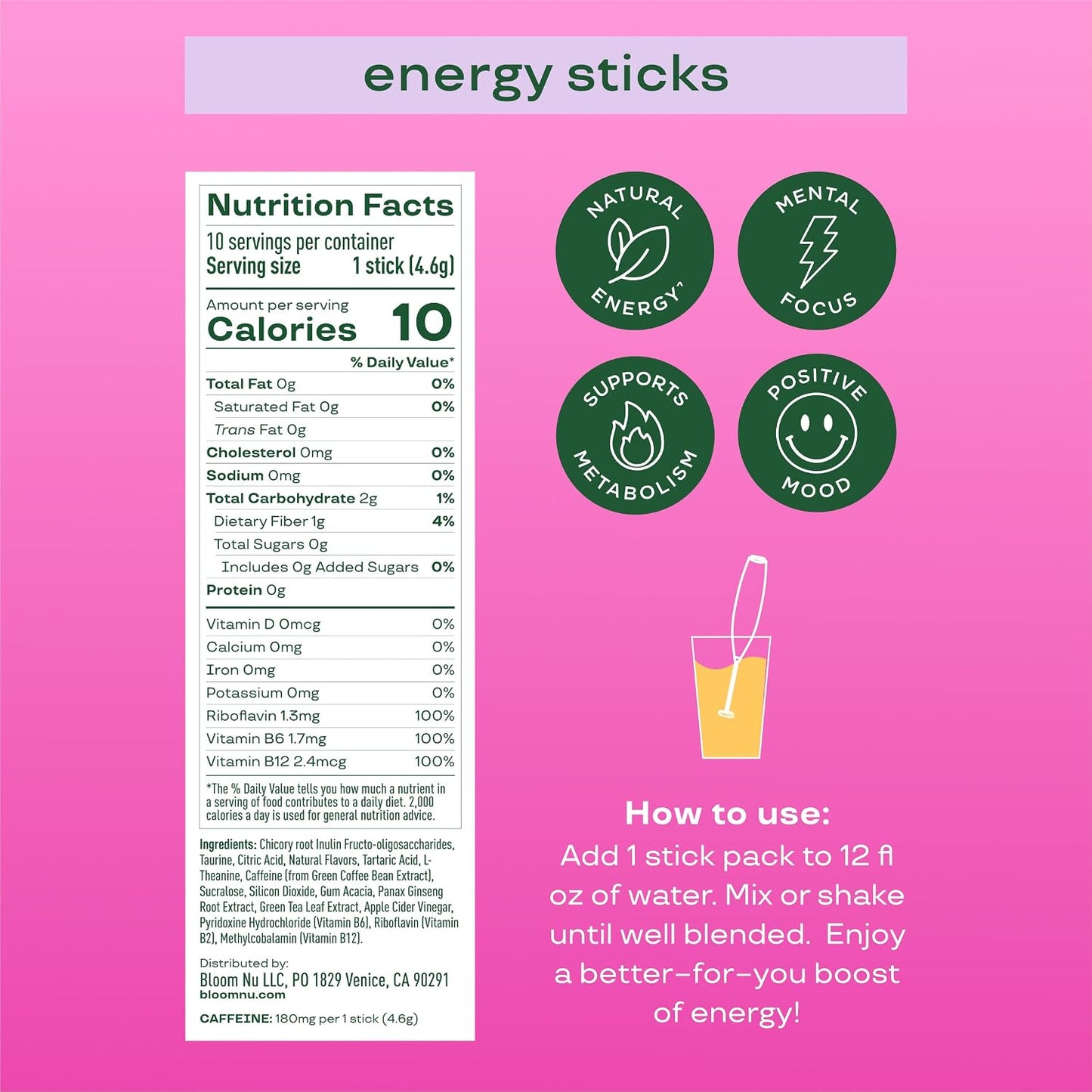 Bloom Strawberry Watermelon Clear Protein and Raspberry Lemonade Energy Packets Bundle