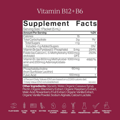 CYMBIOTIKA Liposomal B12 + B6 and D3 + K2 + CoQ10 Bundle