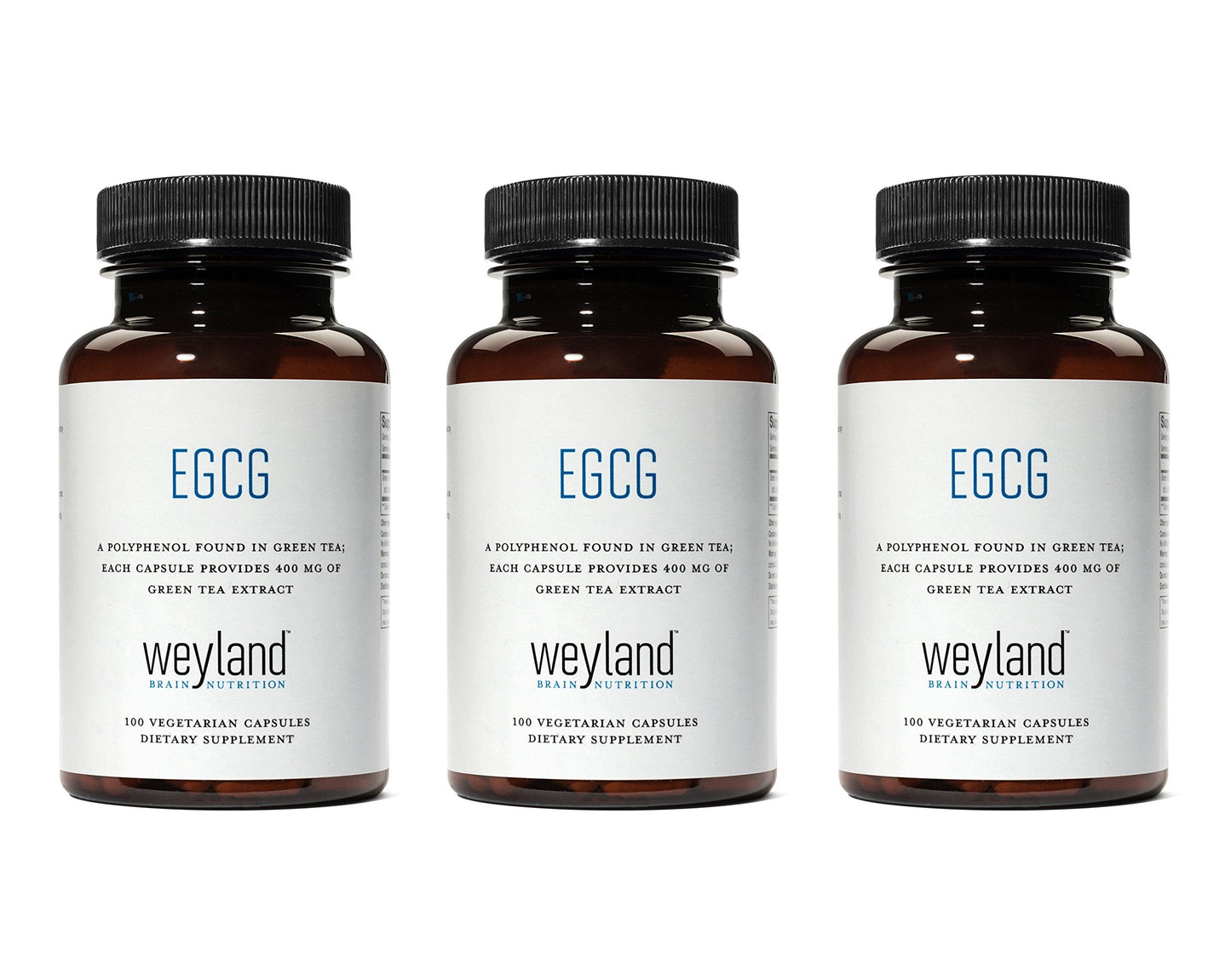 EGCG Green Tea Extract, High Antioxidant, Heart Support & Brain Health, Green Tea Pills, 100 Vegetarian Capsules