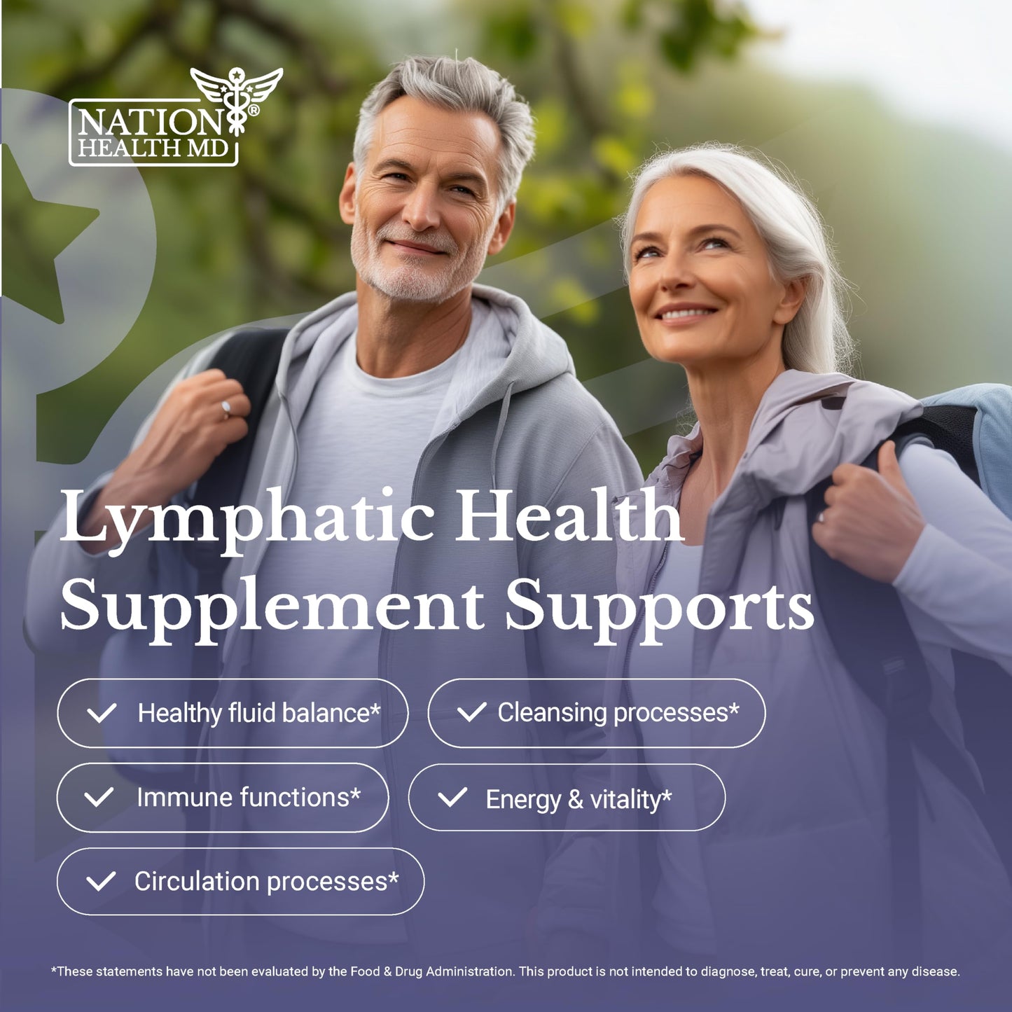 Lymph MD | Lymphatic Drainage Supplement | Lymph Support | Lymph System Support with Bromelain, Echinacea, Burdock Root, Dandelion, Rutin, Kelp. 30 Days Supply. 60 Capsules