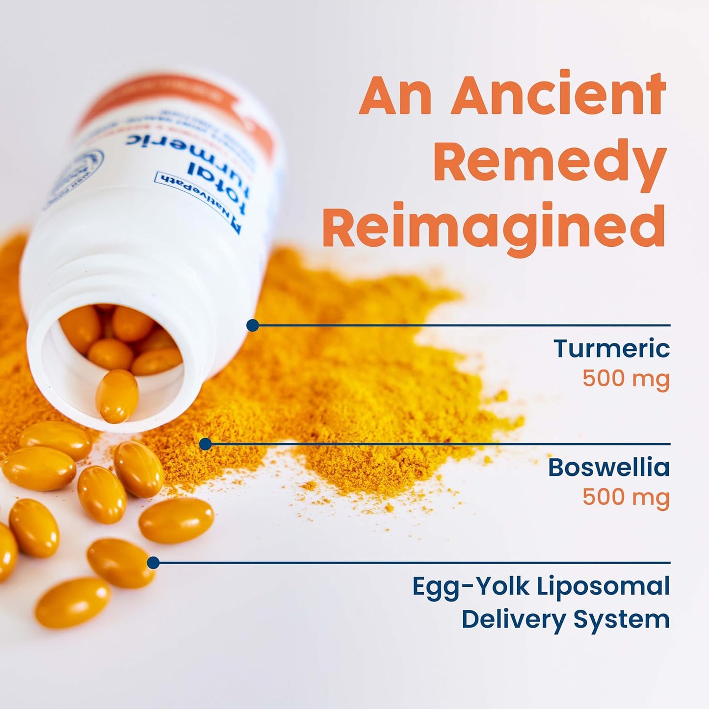 NativePath Turmeric Curcumin with Boswellia, 60 Softgels | Full-Spectrum Curcuminoids Plus Frankincense Extract, Supports Joint Mobility & Flexibility, High Absorption