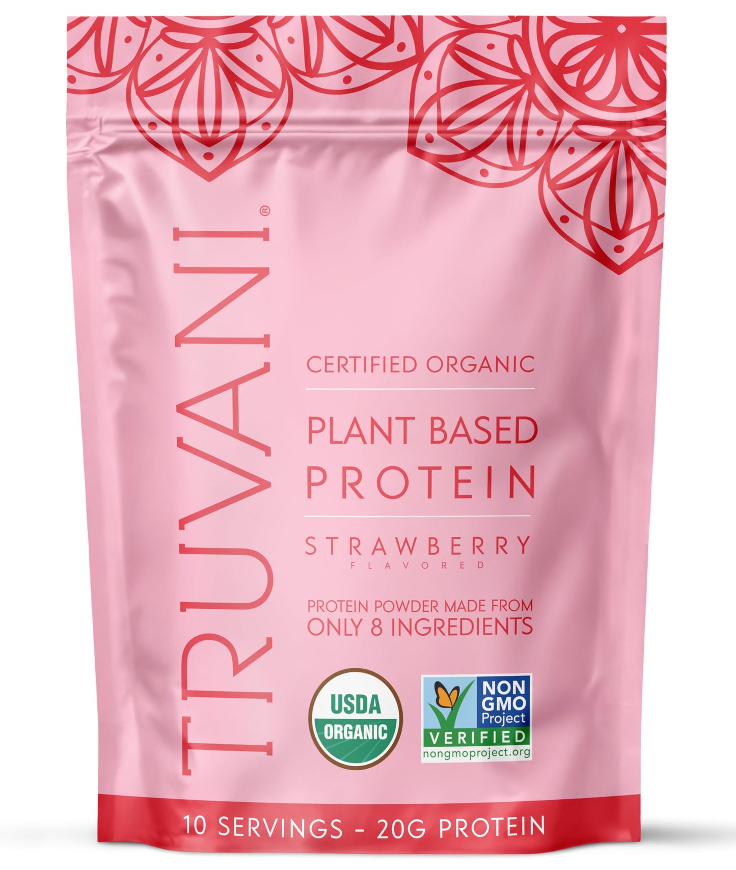 Truvani Organic Plant Based Protein Powder | Vanilla Chai | 10 Servings | Vegan | 20g Pea Protein | Keto | Gluten & Dairy Free | Low Carb | No Added Sugar
