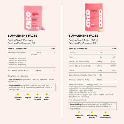 O Positiv URO Ultimate Vaginal Care Bundle – Probiotic & Collagen