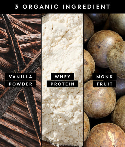 Truvani Organic Whey Protein Powder | Vanilla | 20 Servings | 20g Grass Fed Whey Protein | USDA Organic & Non-GMO | Gluten Free | No Gums, No Soy, No Stevia, No Added Sugars