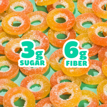 SmartSweets Sweet Fish, Low Sugar Gummy Candy (3g), Low Calorie (130), Gluten-Free -1.8oz (Pack of 6) Packaging may vary | Gluten Free, Plant Based, Healthy Snacks For Adults & Kids, Fiber Candy, Fun Chewy Berry Flavored Gummies, Healthy Candy