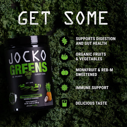 Jocko Fuel Greens & Creatine Bundle - Greens & Superfood Powder + Creatine Powder