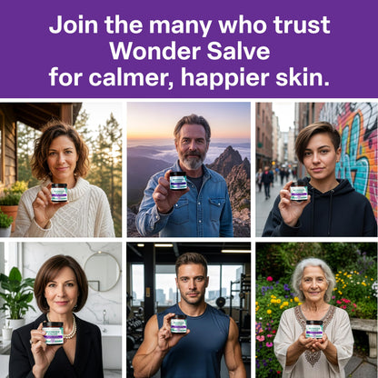 Wonder Salve – Drawing Salve Maximum Strength for Irritated & Flare-Prone Skin, Boils, Cyst, HS, Hemorrhoids, Ingrown Hair, Bumps, Anti-Chafing with Natural Propolis and Egg Yolk Extract, 1 oz