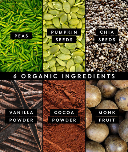 Truvani Organic Plant Based Protein Powder | Vanilla Chai | 10 Servings | Vegan | 20g Pea Protein | Keto | Gluten & Dairy Free | Low Carb | No Added Sugar