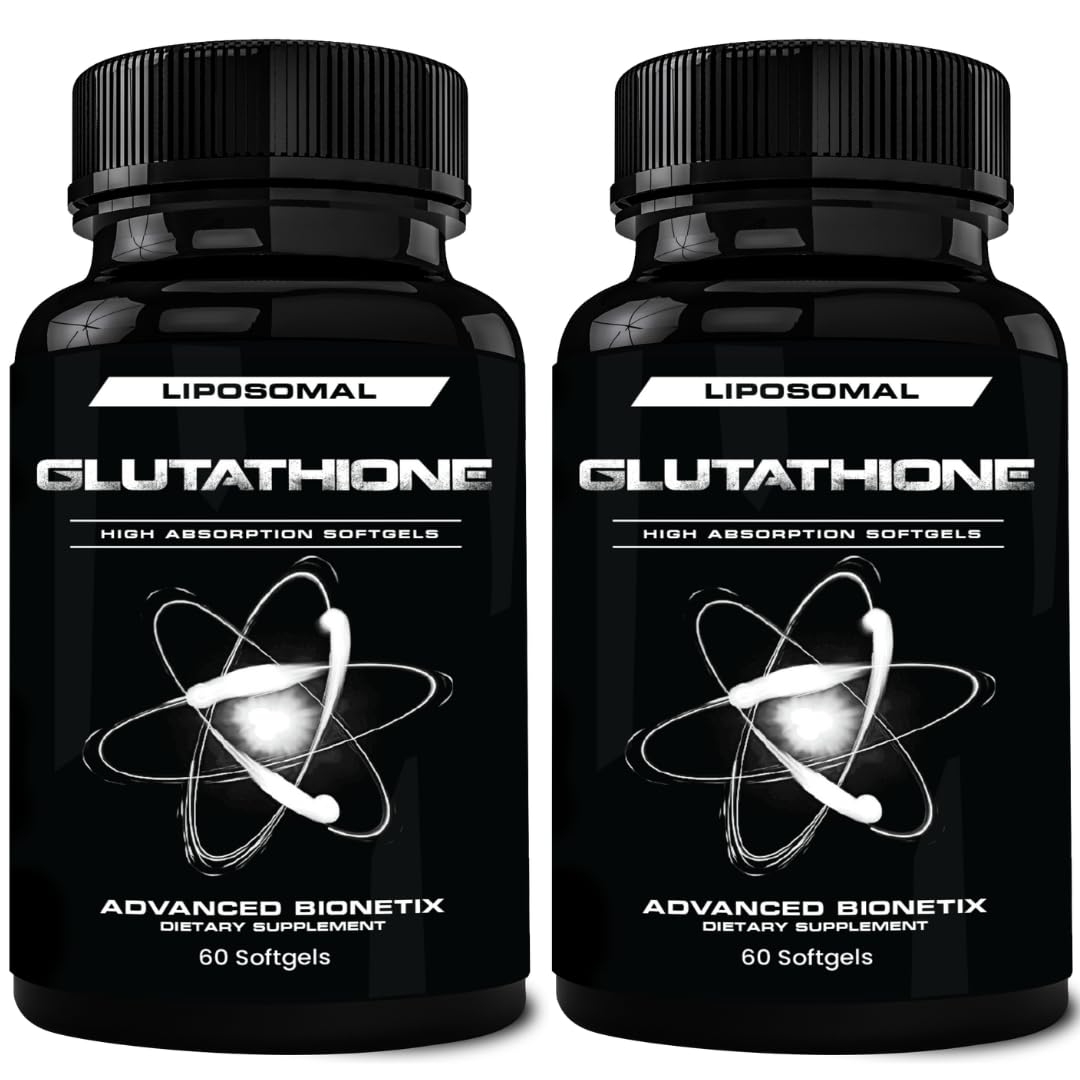 Advanced Bionetix 850mg Liposomal Glutathione Supplement | 120 Total Liposomal Softgels | Antioxidant Supplement w/Gluta-IV™, 100X Absorption Over Powder Glutathione - PrimeBioHealth - canada supplements