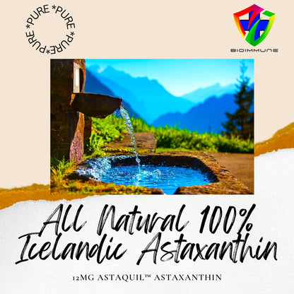 BioImmune 2 Pack Triple Strength AstaQuil™ Astaxanthin 12mg Enhanced Absorption, 120 Softgels w/Organic Coconut Oil. Powerful Antioxidant for Eye, Joint & Heart Health - PrimeBioHealth - canada supplements