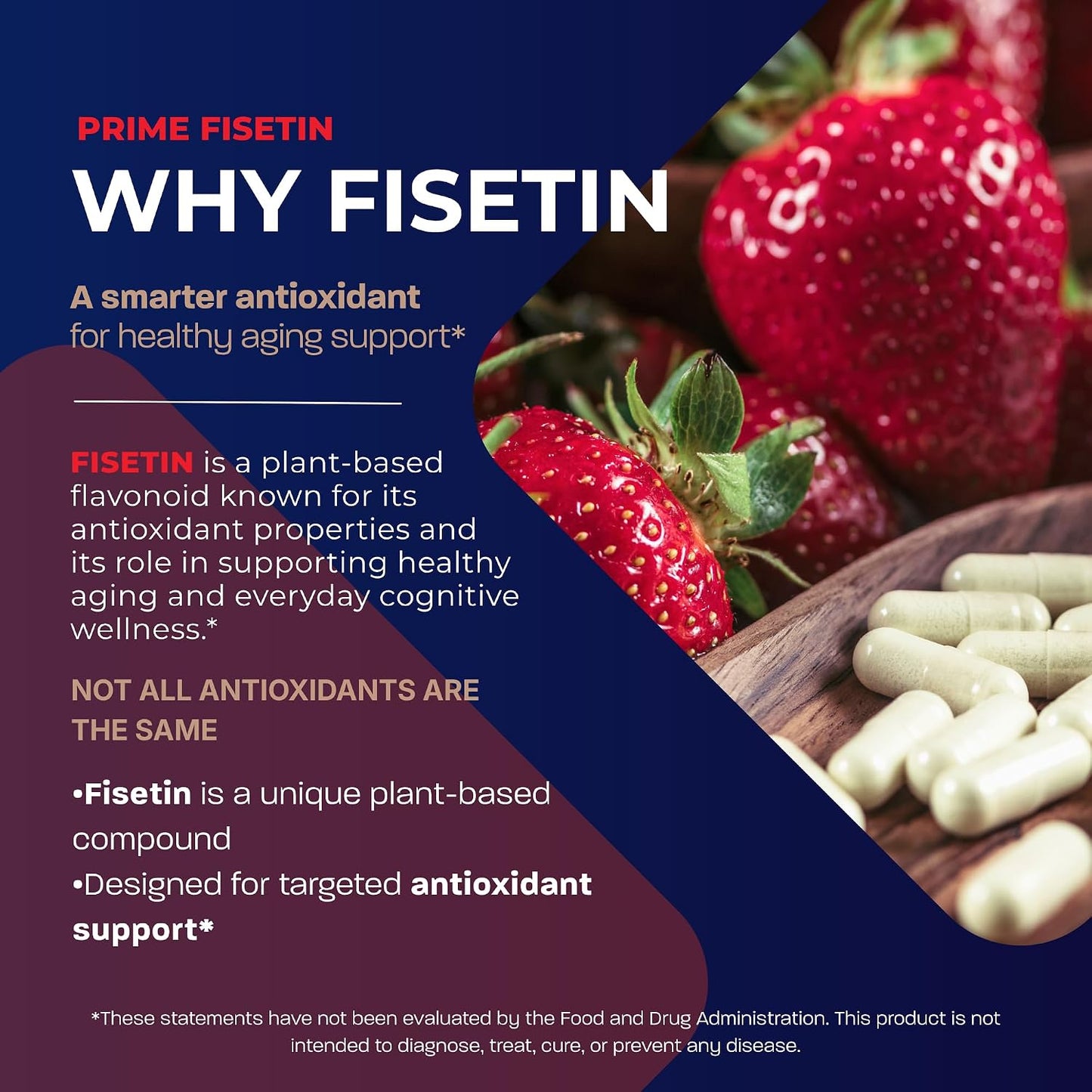 BONE SCIENCE Prime Fisetin 98% Plant-Based Flavonoid Supplement with Chamomile Extract, Trans-Pterostilbene, Phosphatidylcholine, and BioPerine - PrimeBioHealth - canada supplements
