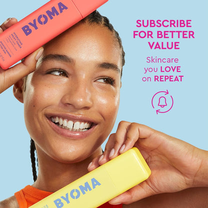 BYOMA De-Puff + Brighten Eye Gel - Lightweight Gel Eye Cream for Dark Circles, Puffiness & Wrinkles - Under Eye Cream - PrimeBioHealth - canada supplements